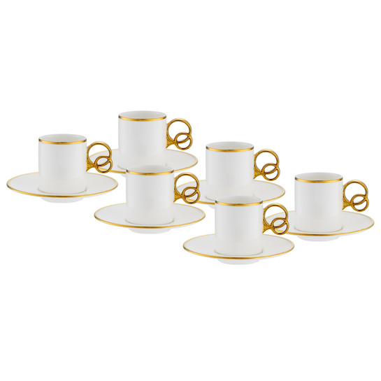 Emsan Wedding 90 ml 6'lı Kahve Fincan Takımı