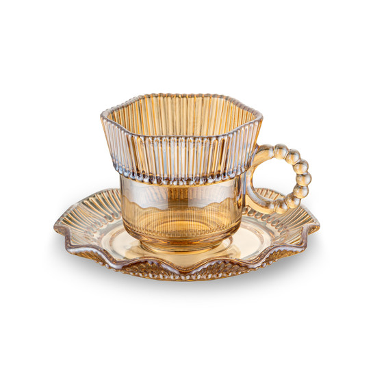 Emsan Hatrı Var Amber 80 ml 6'lı Kahve Fincanı Takımı