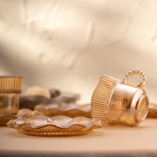 Emsan Hatrı Var Amber 80 ml 6'lı Kahve Fincanı Takımı