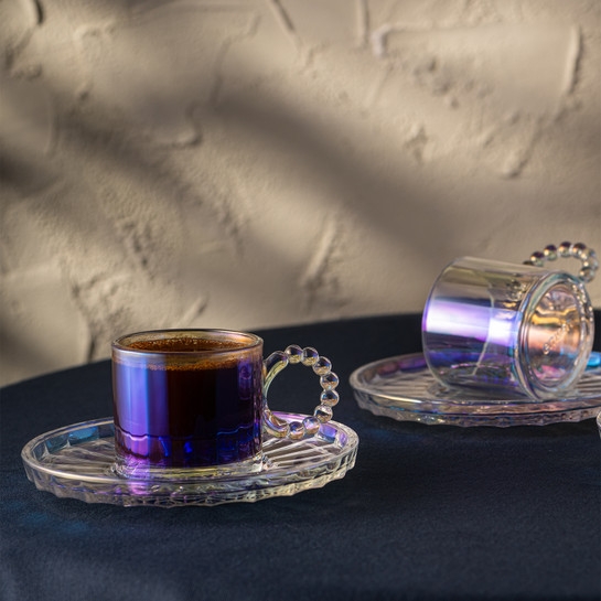 Emsan Muhabbet 100 ml 6'lı Kahve Fincan Takımı