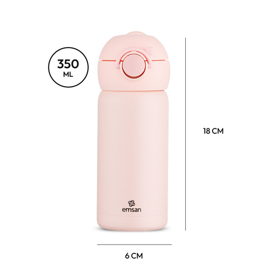 Emsan Terry Termos Pembe 350 ml