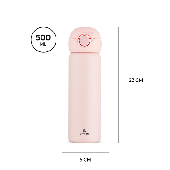 Emsan Terry Termos Pembe 500 ml