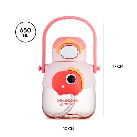 Emsan Dino Suluk Pembe 650 ml