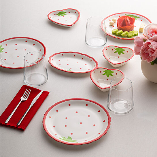 Emsan Loveberry 14 Parça 6 Kişilik Kahvaltı Takımı