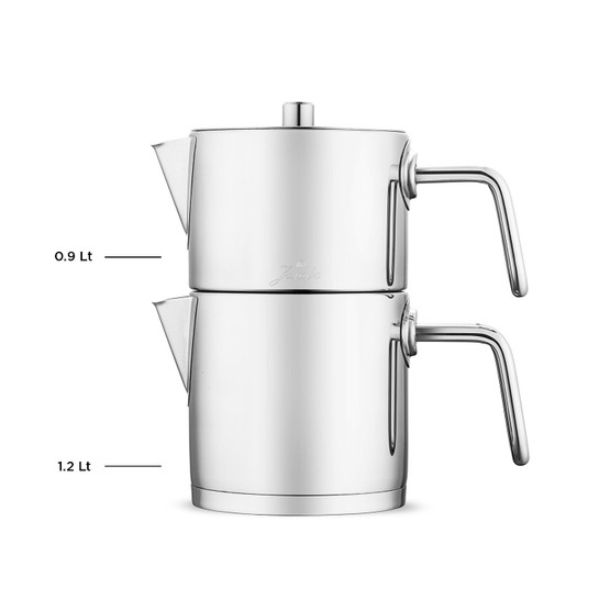 Jumbo Metalix Midi Full Metal Çaydanlık