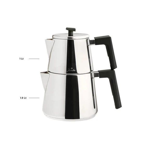Jumbo Dynamic Steel Çaydanlık