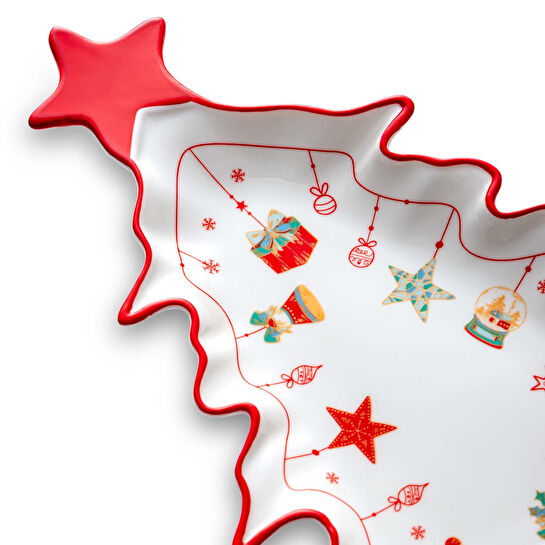 Jumbo Janus 2'li Ağaç Desenli Tabak