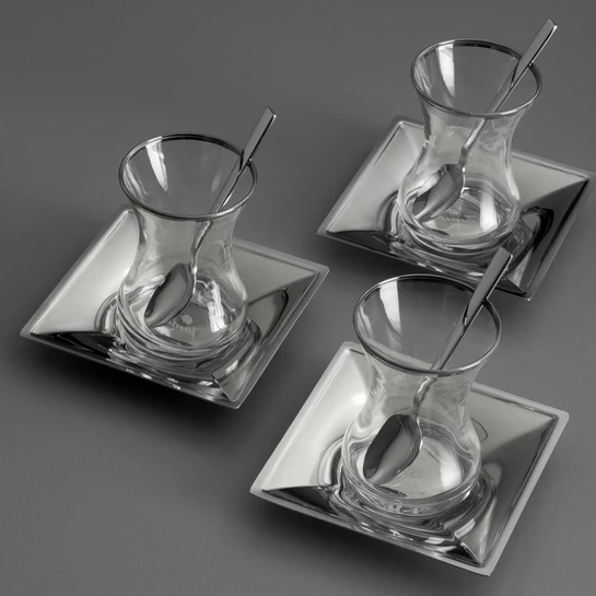 Jumbo Timeless 18 Parça Çay Seti Çelik