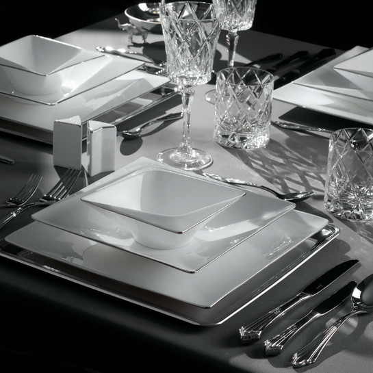 Jumbo Fold Platin 58 Parça 12 Kişilik Yemek Takımı