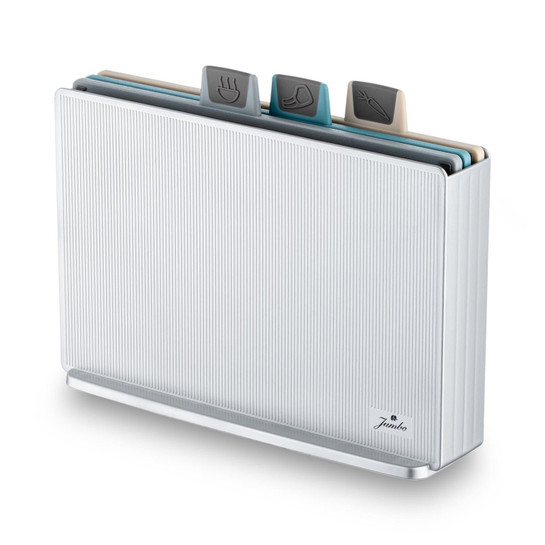 Jumbo Smart Grey Standlı 4lü Kesme Tahtası Seti
