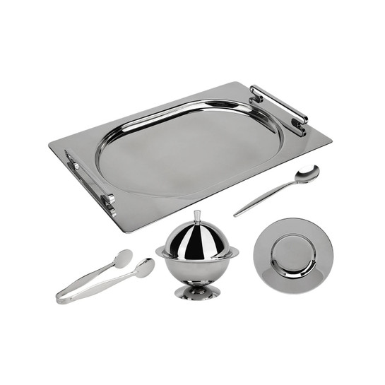 Jumbo New 9000 28 Parça Oval Çay Seti Çelik