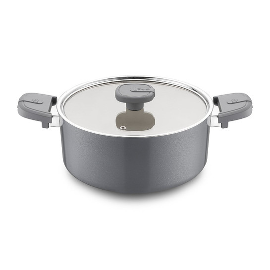 Jumbo Swiss Crystal 7 Parça Tencere Seti Grey