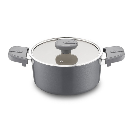 Jumbo Swiss Crystal 5 Parça Tencere Seti Grey