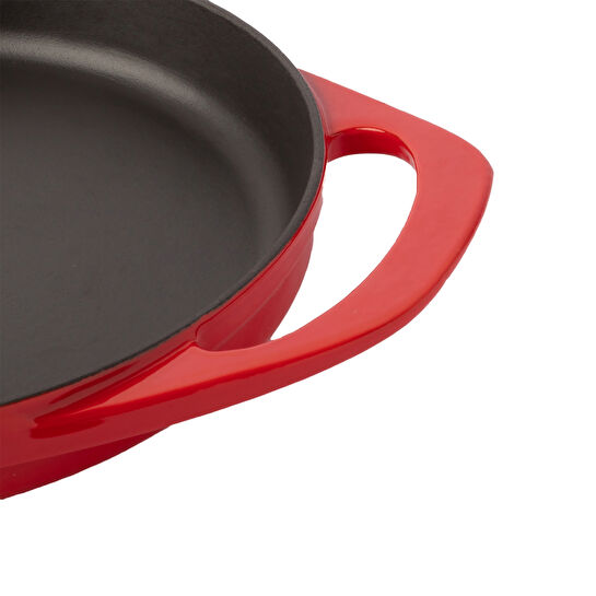 Pot Art Kırmızı Döküm Sahan 22 cm