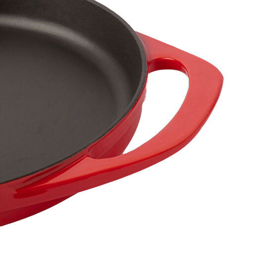 Pot Art Kırmızı Döküm Sahan 22 cm