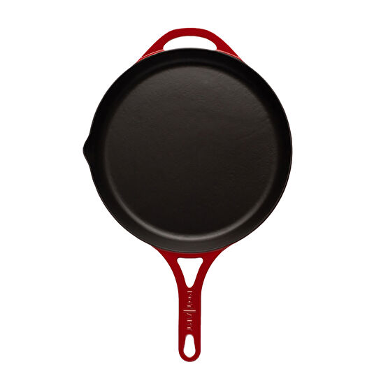 Pot Art Kırmızı Döküm Düz Tava 28 cm