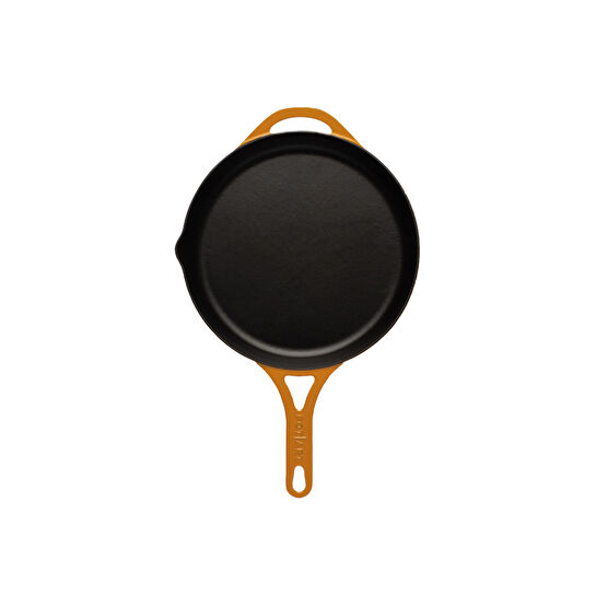 Pot Art Sarı Düz Döküm Tava 28 cm