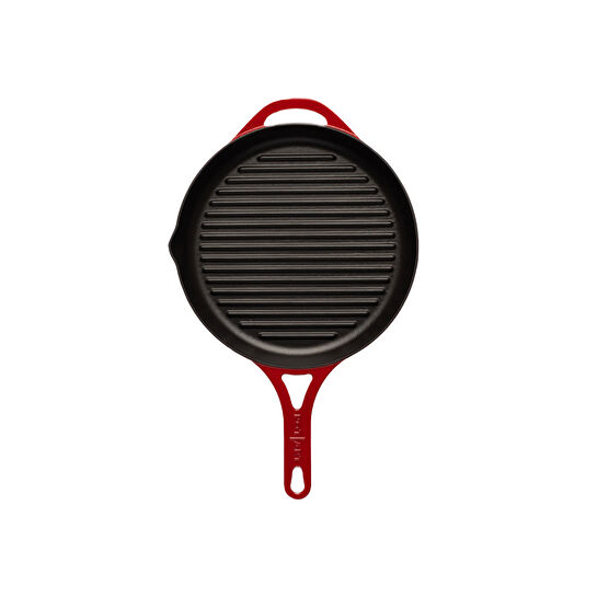 Pot Art Kırmızı Döküm Grill Tava 28 cm
