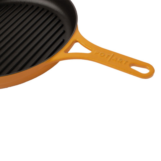 Pot Art Sarı Döküm Grill Tava 28 cm