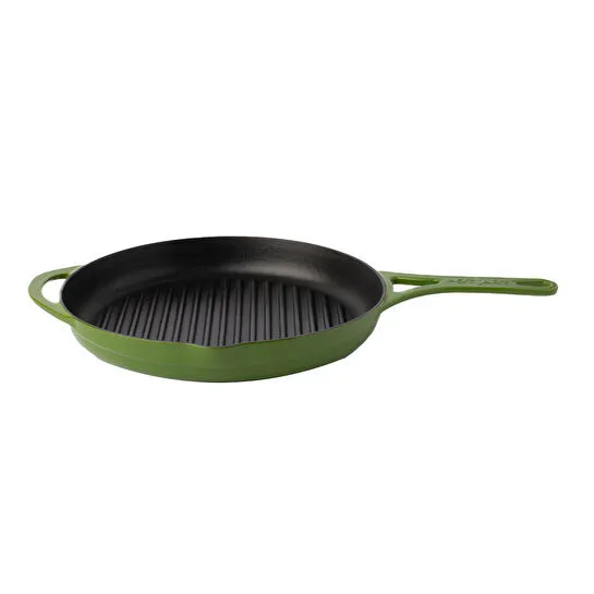 Pot Art Yeşil Döküm Grill Tava 28 cm