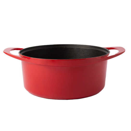 Pot Art Kırmızı Derin Döküm Tencere 24 cm