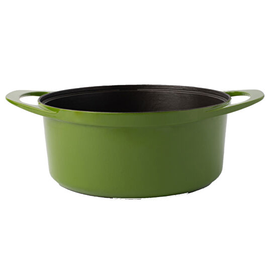 Pot Art Yeşil Derin Döküm Tencere 24 cm