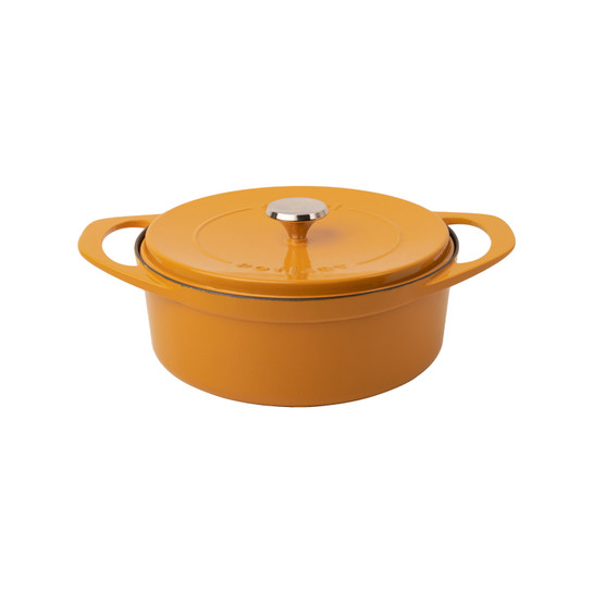 Pot Art Derin Döküm Tencere Sarı 28 cm