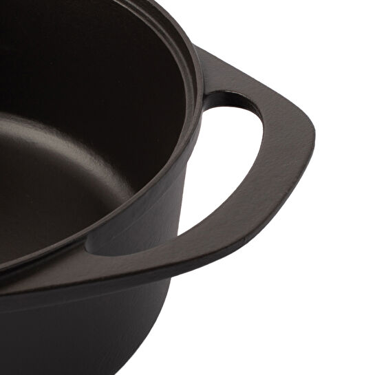 Pot Art Derin Döküm Tencere Siyah 28 cm