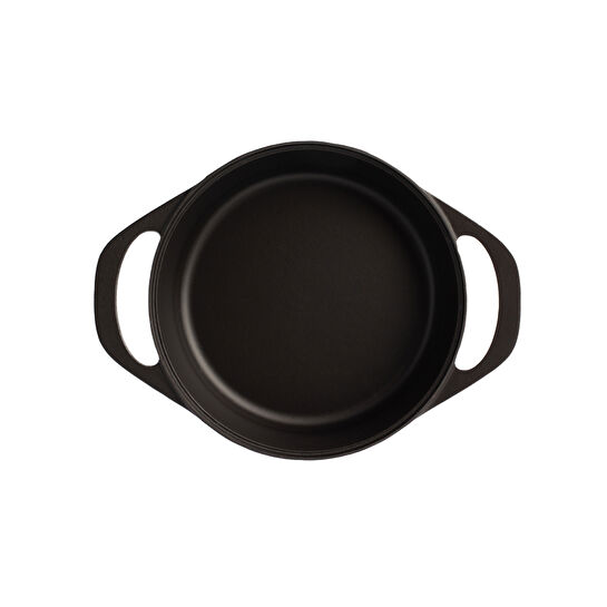 Pot Art Derin Döküm Tencere Siyah 28 cm