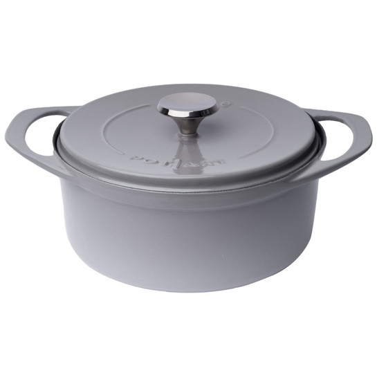 Pot Art Derin Döküm Tencere Gri 24 cm