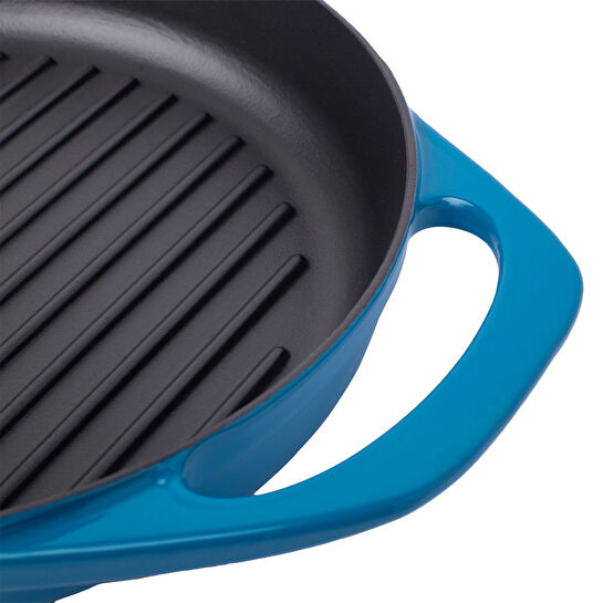 Pot Art Yuvarlak Izgara Tava Mavi 30 cm