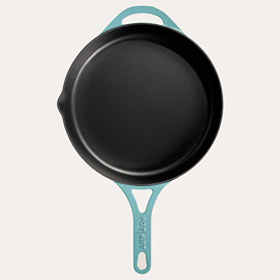 Pot Art 28 Cm Düz Tava Mat Turkuaz