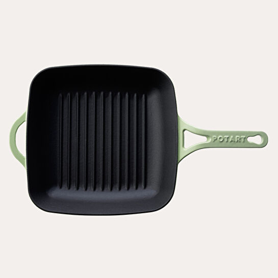 Pot Art 26 Cm Kare Tava Mint Yeşil