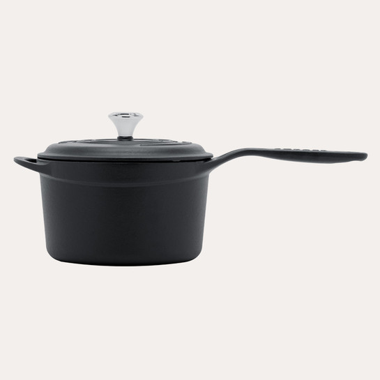 Pot Art 18 Cm Yuvarlak Sos Tencere Mat Siyah