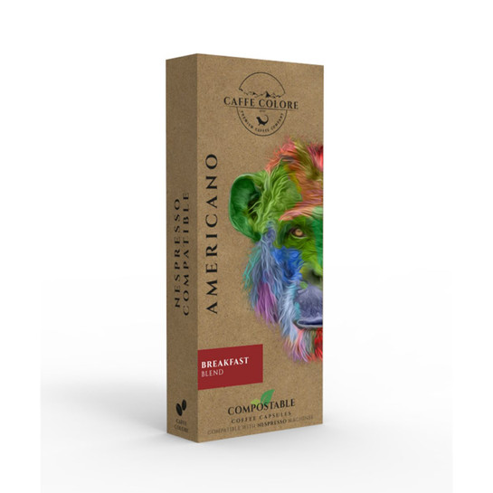 Caffe Colore Breakfast Blend Doğada Çözülebilir Kapsül Kahve - 10'lu