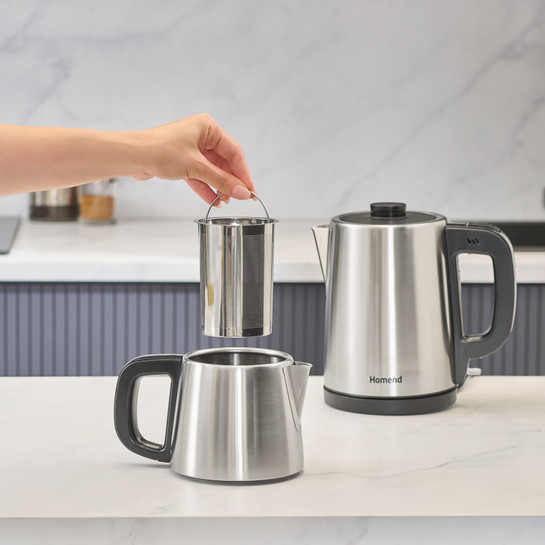 Homend Royaltea 1728H Çelik Çay Makinesi Inox