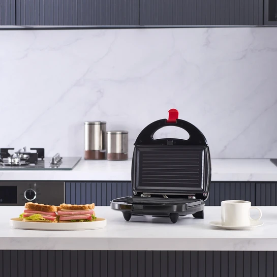 Homend Toastbuster 1325H Çıkarılabilir Waffle Plakalı Portatif Tasarım Tost Makinesi