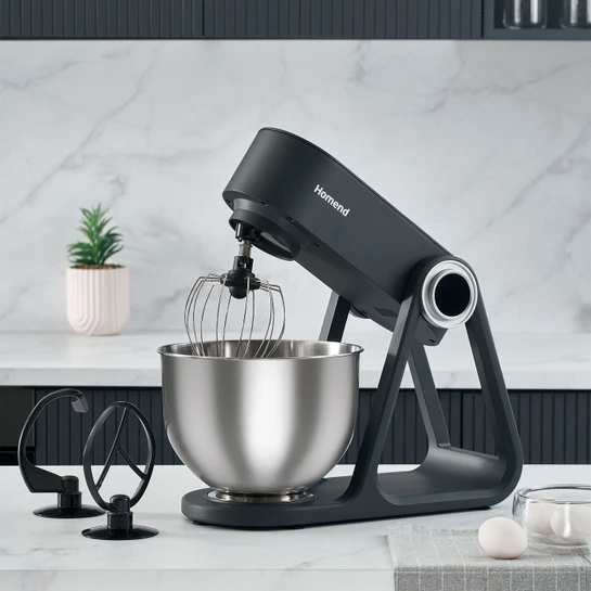Homend Profashion 3023H Digital Ekran Döküm Hamur Yoğurma Makinesi Antrasit 1500W 5L