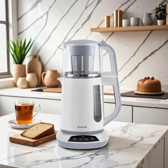 Homend Royaltea 1757H Çay Makinesi Beyaz