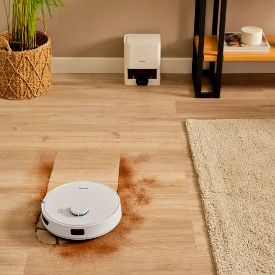 Homend Alex Laser Power 1289H Otomatik Boşaltım Sistemli Yeni Nesil Moplu 5 KPA Robot Süpürge Beyaz