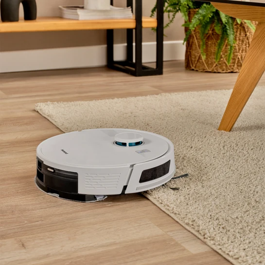 Homend Alex Laser Power 1289H Otomatik Boşaltım Sistemli Yeni Nesil Moplu 5 KPA Robot Süpürge Beyaz