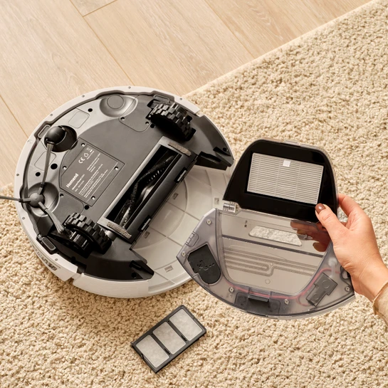 Homend Alex Laser Power 1289H Otomatik Boşaltım Sistemli Yeni Nesil Moplu 5 KPA Robot Süpürge Beyaz