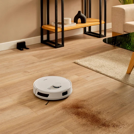 Homend Alex Laser 1291H Moplu ve Haritalamalı Akıllı 5 Kpa Robot Süpürge Beyaz