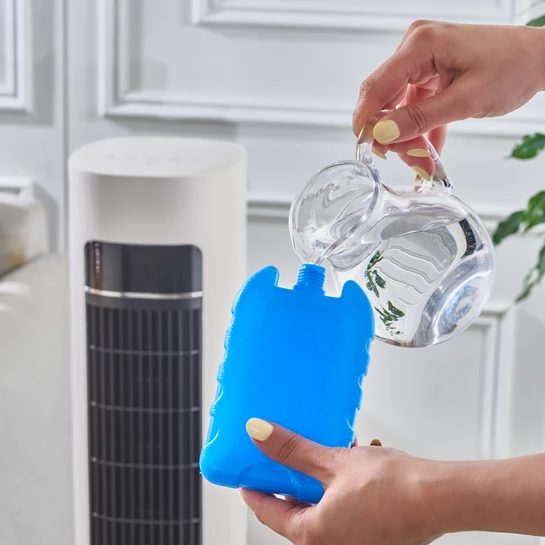 Homend Fanomen 9011H Uzaktan Kumandalı Soğuk Su ve Buz Hazneli Kule Tipi Vantilatör 60W