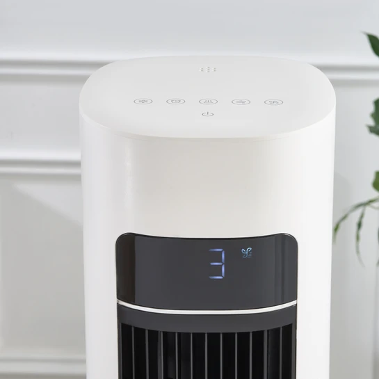 Homend Fanomen 9011H Uzaktan Kumandalı Soğuk Su ve Buz Hazneli Kule Tipi Vantilatör 60W
