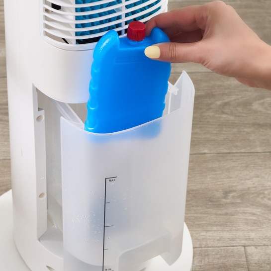 Homend Fanomen 9011H Uzaktan Kumandalı Soğuk Su ve Buz Hazneli Kule Tipi Vantilatör 60W