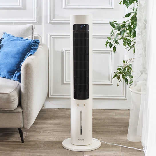 Homend Fanomen 9011H Uzaktan Kumandalı Soğuk Su ve Buz Hazneli Kule Tipi Vantilatör 60W