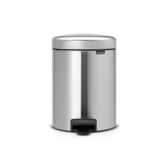 Brabantia Newicon Matt Steel 5 lt Pedallı Çöp Kutusu