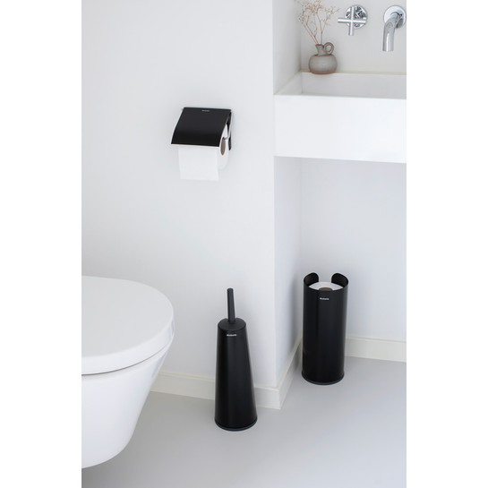 Brabantia Classic Matt Black Tuvalet Kağıdı Tutacağı