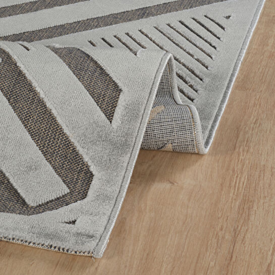 Kaşmir Halı 7/24 İskandinav Kopenhag Gri 50x80 cm